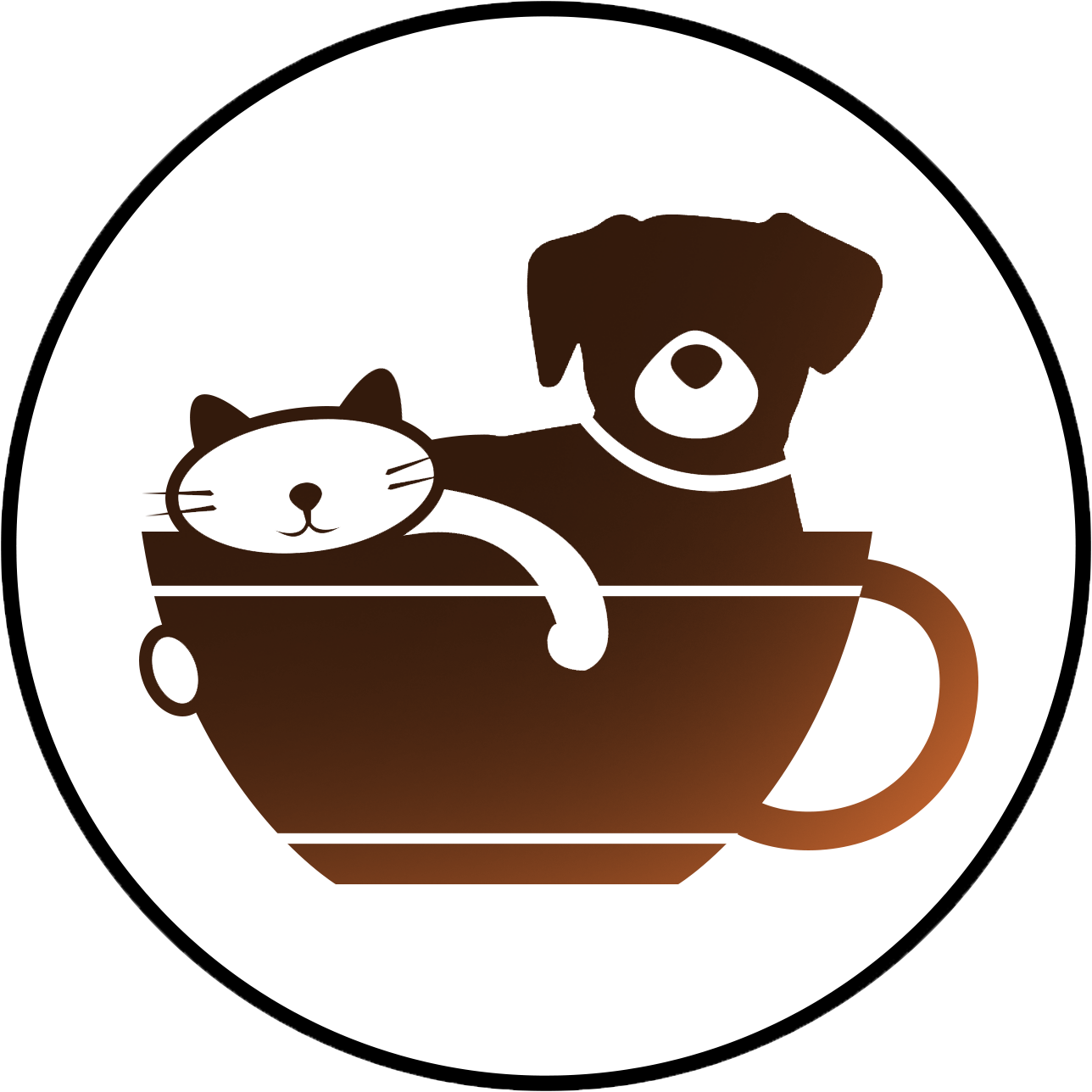 mascota de cafe logo